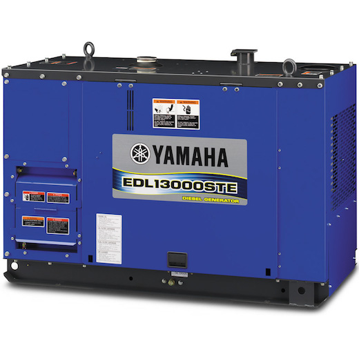 Yamaha Diesel Soundproof Generator 30kVA, 682kg EDL30000STE - Click Image to Close